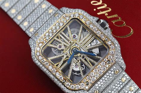 cartier skeleton watch diamond